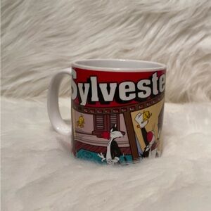 Vintage 1995 APPLAUSE Sylvester and Tweety Mug